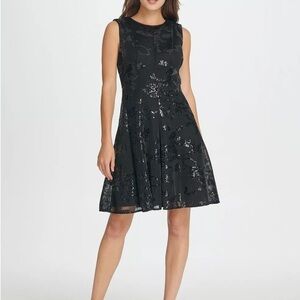 DKNY Black cocktail dress- size 16